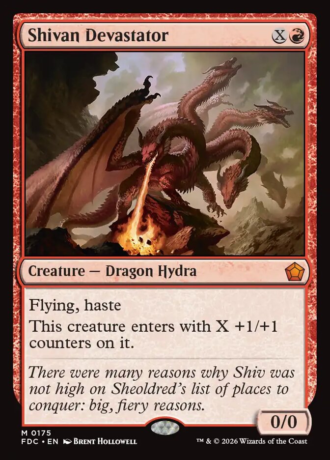 Shivan Devastator [Foundations Commander]