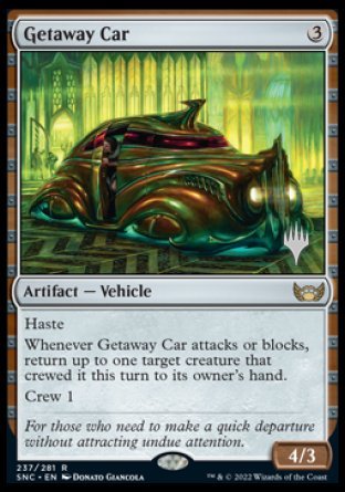 Getaway Car (Promo Pack) [Streets of New Capenna Promos] [Foil]