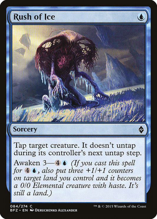 Rush of Ice [Battle for Zendikar] [Foil]