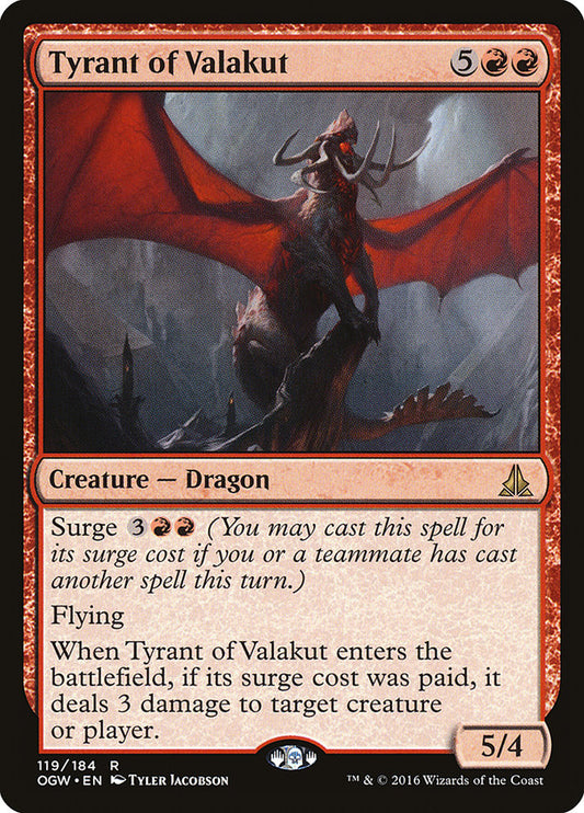 Tyrant of Valakut [Oath of the Gatewatch] [Foil]