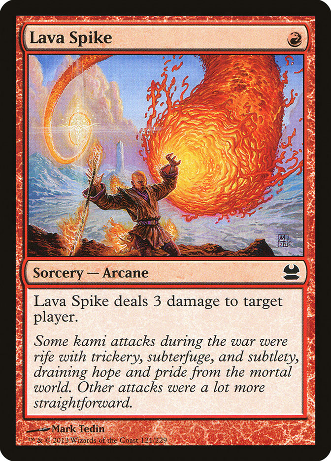 Lava Spike [Modern Masters] [Foil]