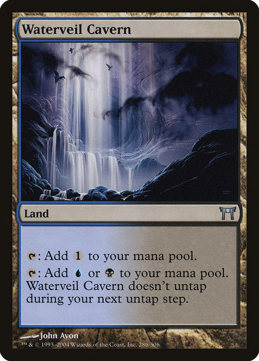 Waterveil Cavern [Champions of Kamigawa] [Foil]