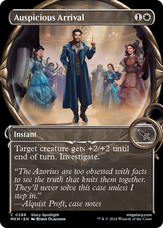 Auspicious Arrival (Showcase) [Murders at Karlov Manor] [Foil]