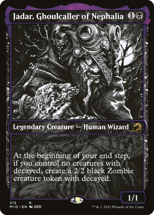 Jadar, Ghoulcaller of Nephalia (Showcase Eternal Night) [Innistrad: Midnight Hunt] [Foil]