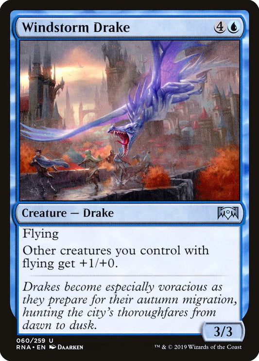 Windstorm Drake [Ravnica Allegiance] [Foil]