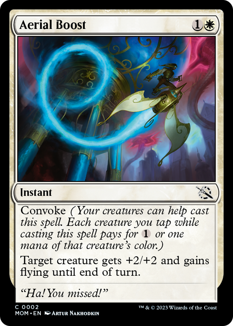 Aerial Boost [March of the Machine] [Foil]