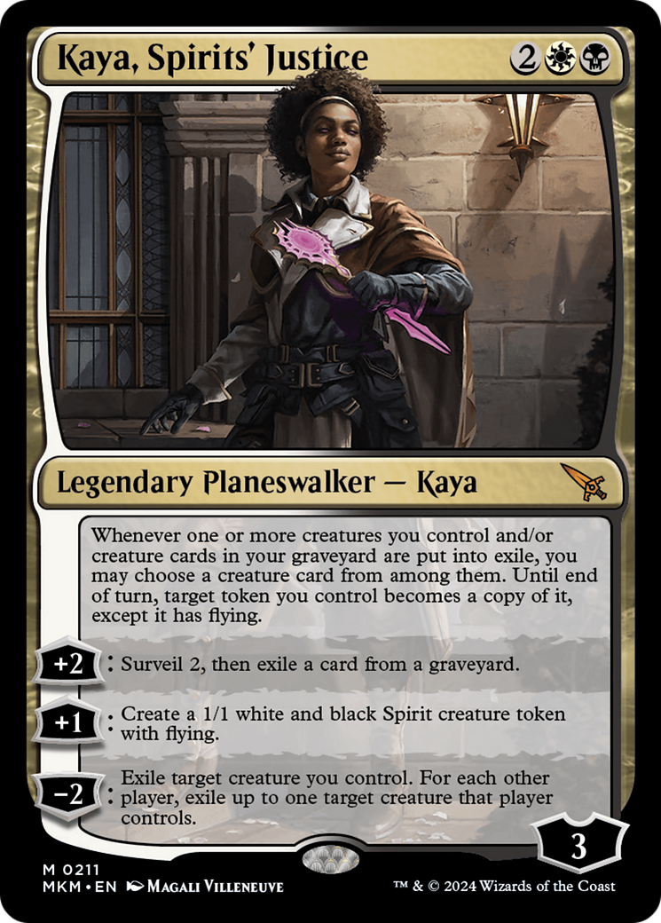 Kaya, Spirits' Justice [Murders at Karlov Manor] [Foil]