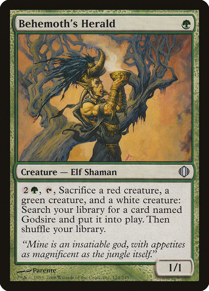 Behemoth's Herald [Shards of Alara] [Foil]