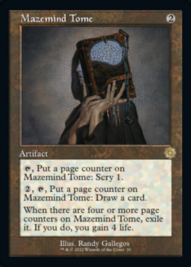 Mazemind Tome (Retro) [The Brothers' War Retro Artifacts] [Foil]