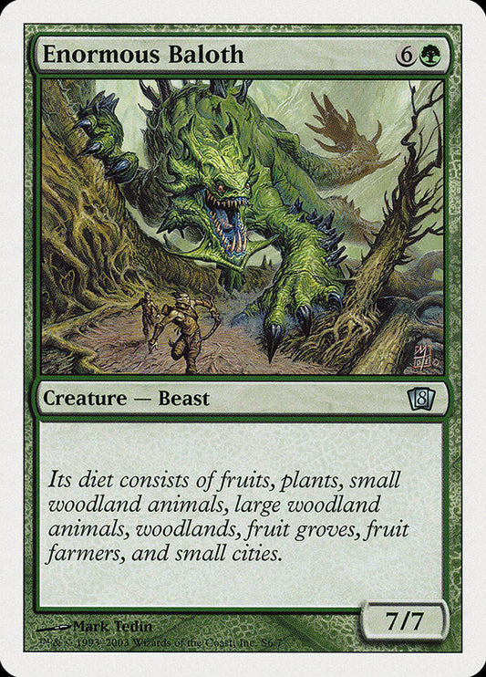 Enormous Baloth [Eighth Edition] [Foil]