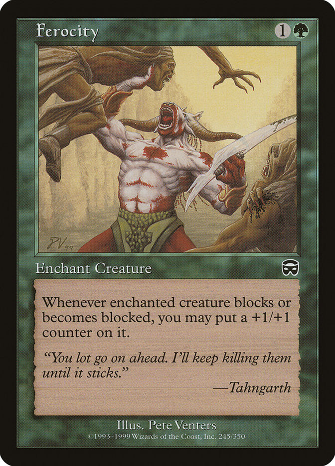 Ferocity [Mercadian Masques] [Foil]