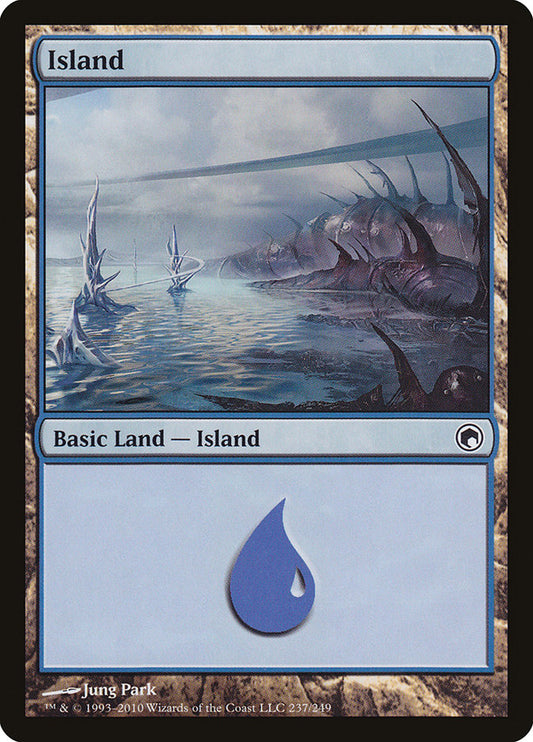 Island (237) [Scars of Mirrodin] [Foil]