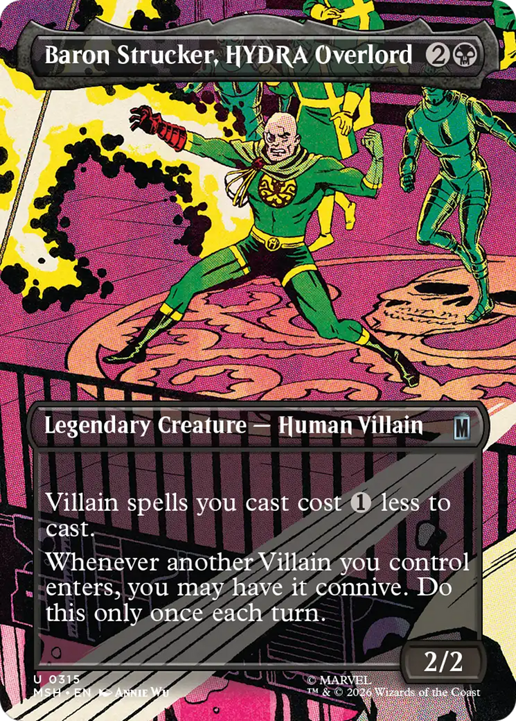 Baron Strucker, HYDRA Overlord (Borderless) (0315) [Marvel Super Heroes]