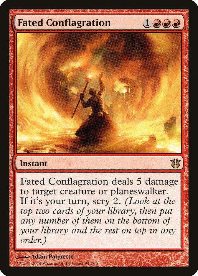 Fated Conflagration [Born of the Gods] [Foil]