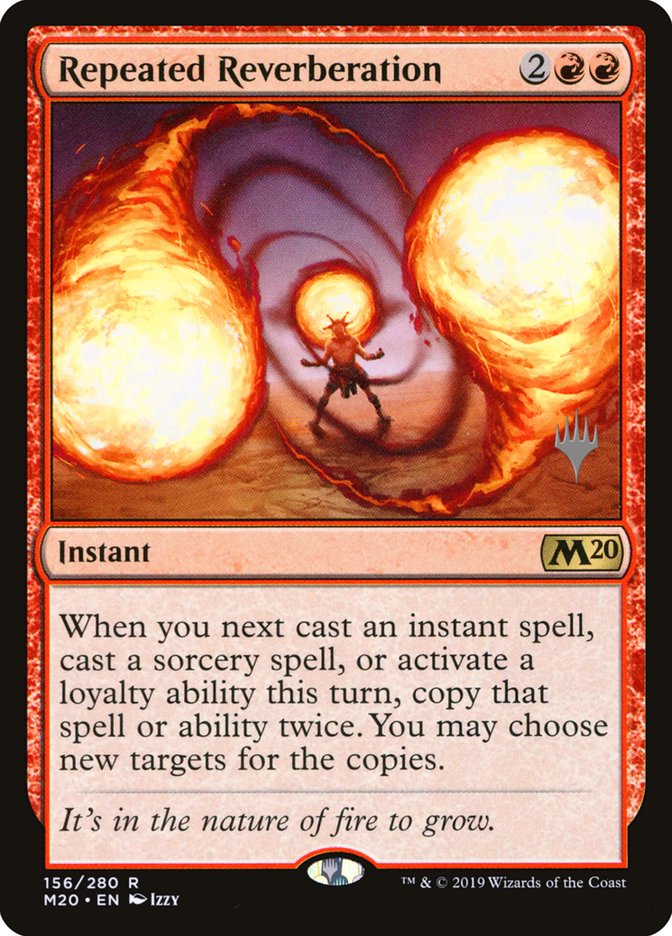 Repeated Reverberation (Promo Pack) [Core Set 2020 Promos] [Foil]