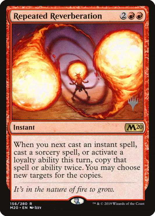 Repeated Reverberation (Promo Pack) [Core Set 2020 Promos] [Foil]