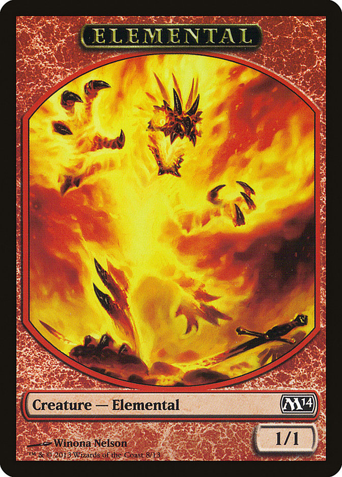 Elemental Token (8/13) [Core Set 2014 Tokens]