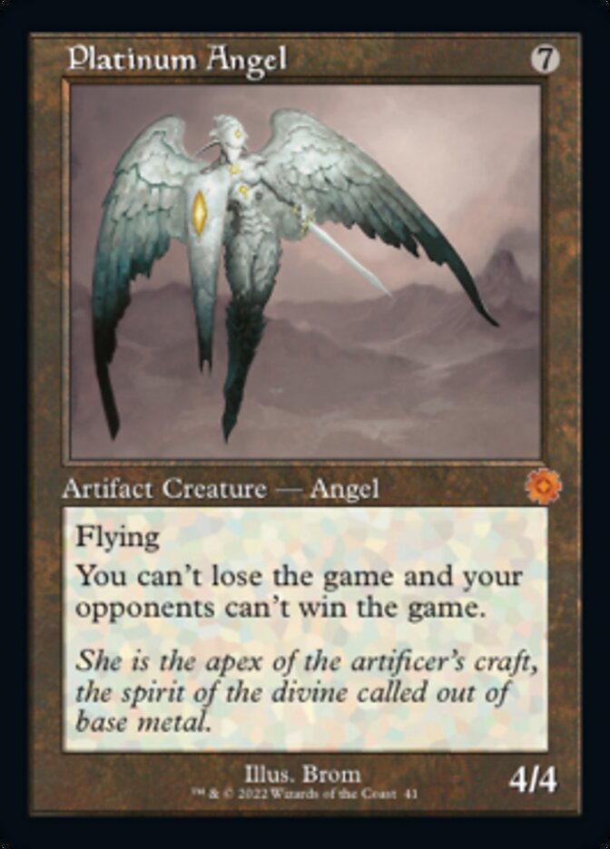 Platinum Angel (Retro) [The Brothers' War Retro Artifacts] [Foil]