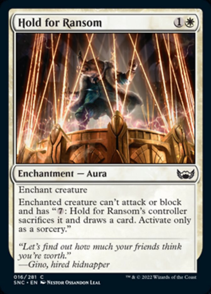 Hold for Ransom [Streets of New Capenna] [Foil]