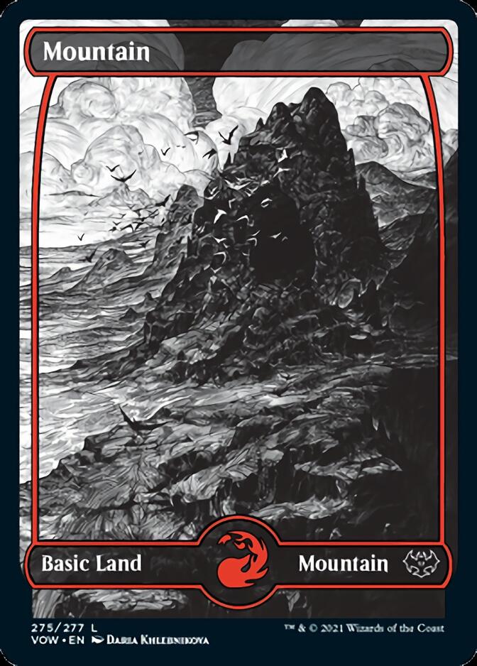 Mountain (275) [Innistrad: Crimson Vow] [Foil]