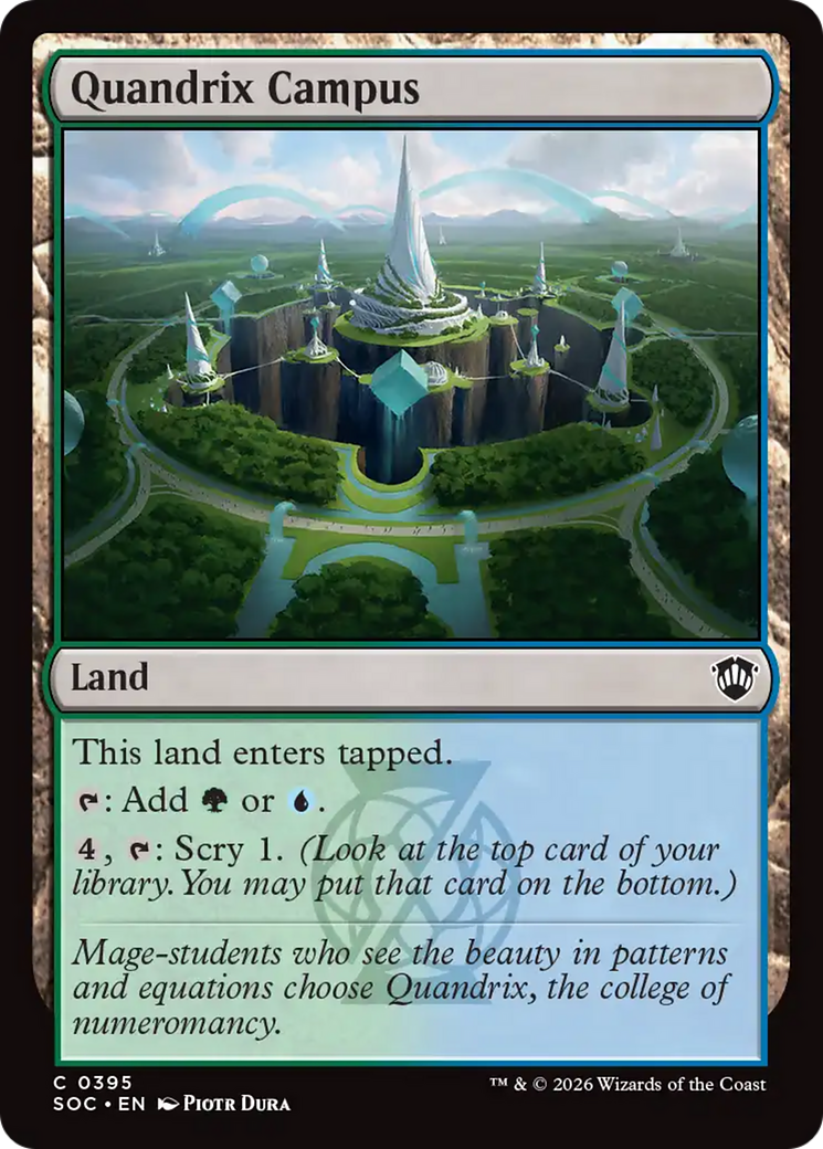 Quandrix Campus [Secrets of Strixhaven Commander] [Foil]