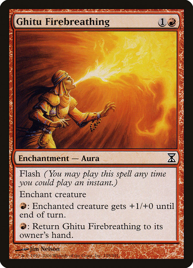 Ghitu Firebreathing [Time Spiral] [Foil]