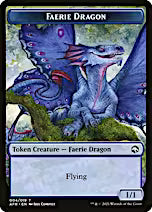 Treasure // Faerie Dragon Double-Sided Token [Dungeons & Dragons: Adventures in the Forgotten Realms Tokens]