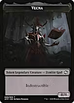 Devil // Vecna Double-Sided Token [Dungeons & Dragons: Adventures in the Forgotten Realms Tokens] [Foil]