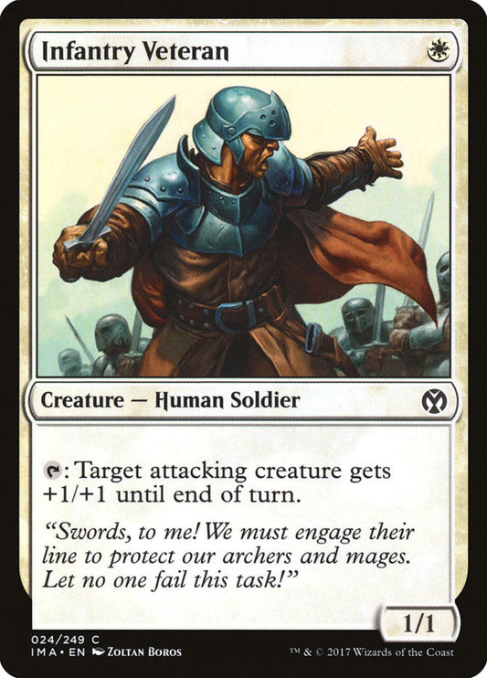 Infantry Veteran [Iconic Masters] [Foil]