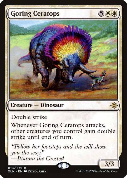 Goring Ceratops [Ixalan] [Foil]