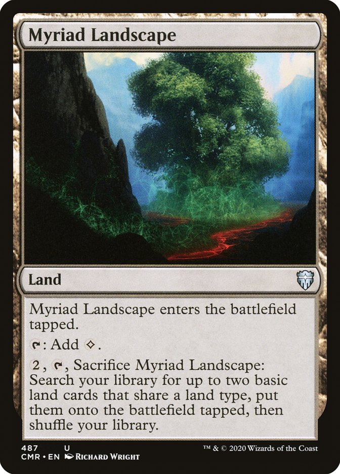 Myriad Landscape [Commander Legends] [Foil]
