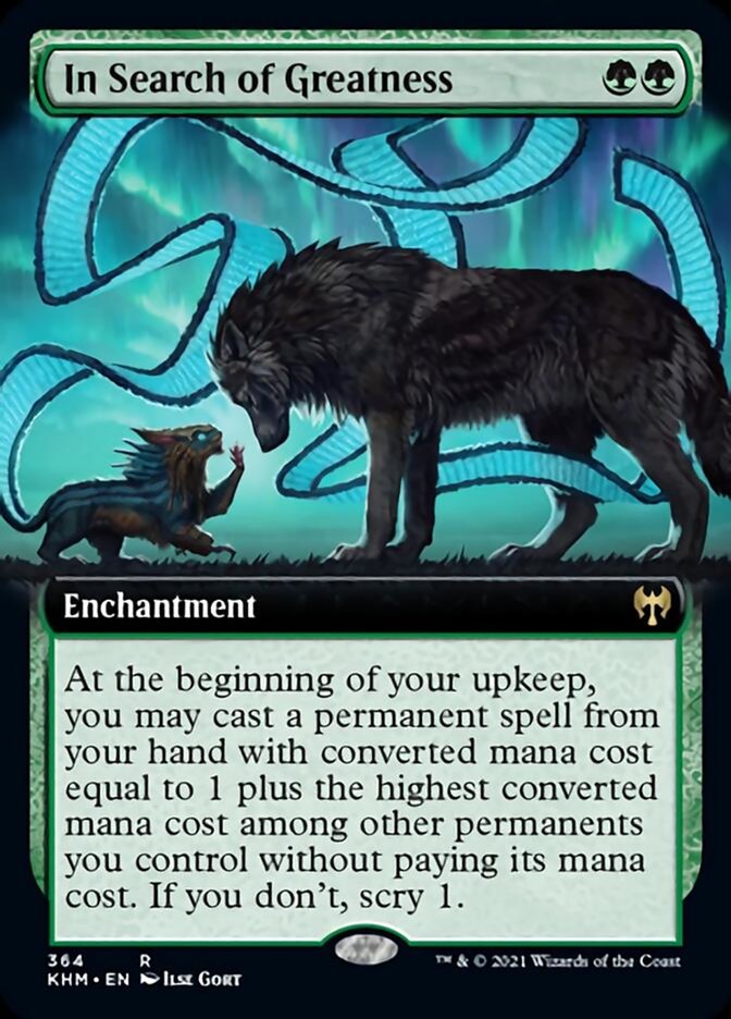 In Search of Greatness (Extended Art) [Kaldheim] [Foil]