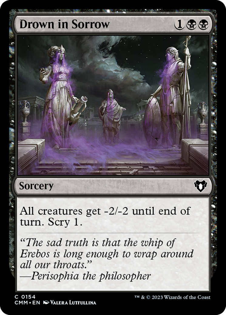 Drown in Sorrow [Commander Masters] [Foil]
