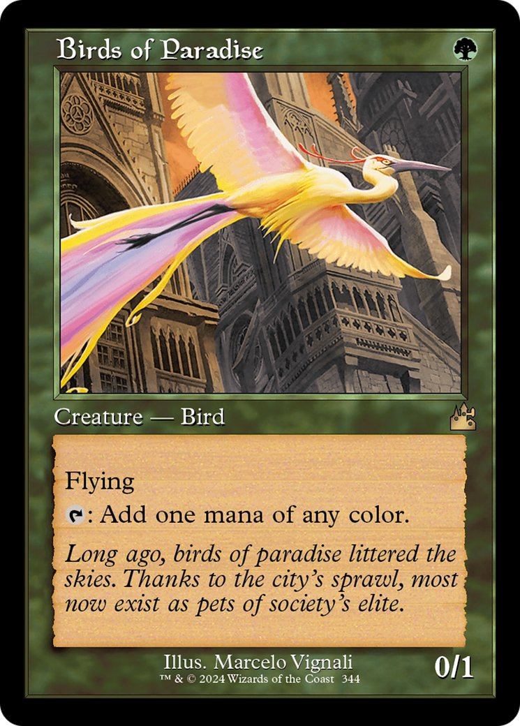 Birds of Paradise (Retro) [Ravnica Remastered] [Foil]