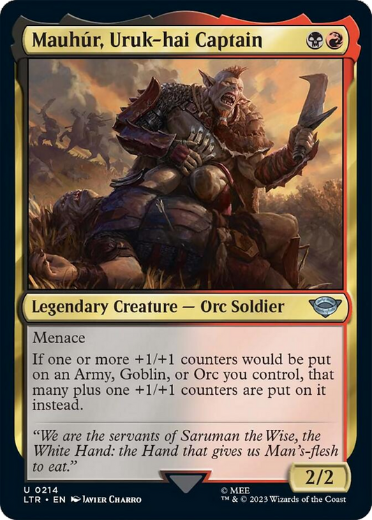 Mauhur, Uruk-hai Captain [The Lord of the Rings: Tales of Middle-Earth] [Foil]