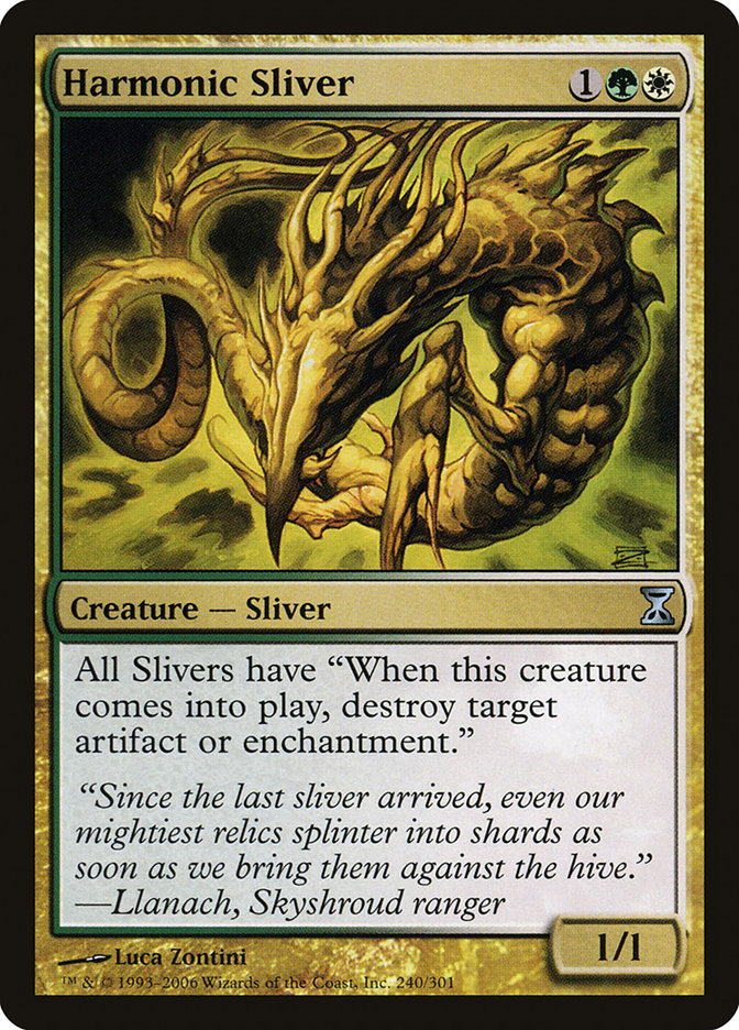 Harmonic Sliver [Time Spiral] [Foil]