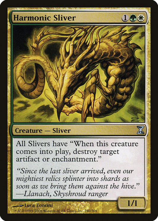 Harmonic Sliver [Time Spiral] [Foil]
