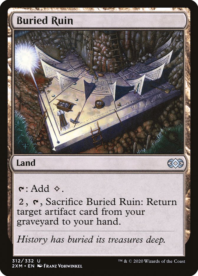 Buried Ruin [Double Masters] [Foil]