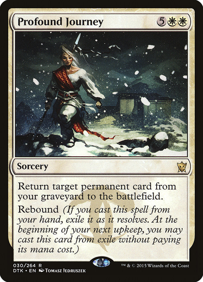 Profound Journey [Dragons of Tarkir] [Foil]