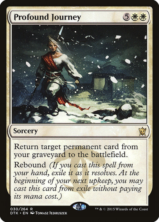 Profound Journey [Dragons of Tarkir] [Foil]