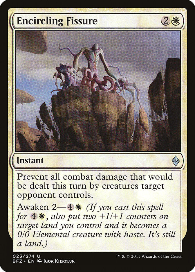 Encircling Fissure [Battle for Zendikar] [Foil]