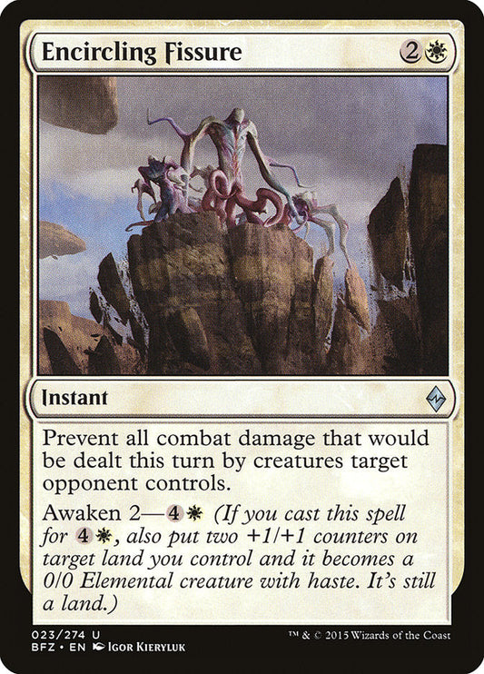 Encircling Fissure [Battle for Zendikar] [Foil]