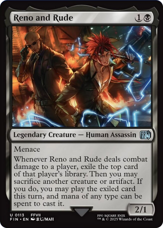 Reno and Rude [FINAL FANTASY] [Foil]