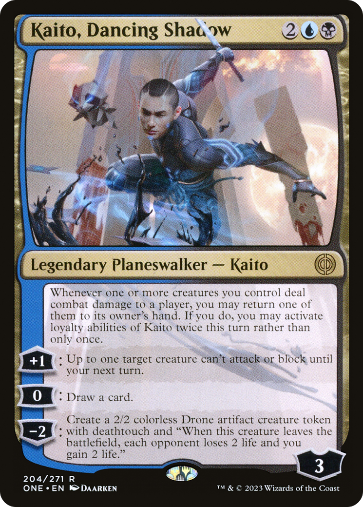 Kaito, Dancing Shadow [Phyrexia: All Will Be One] [Foil]