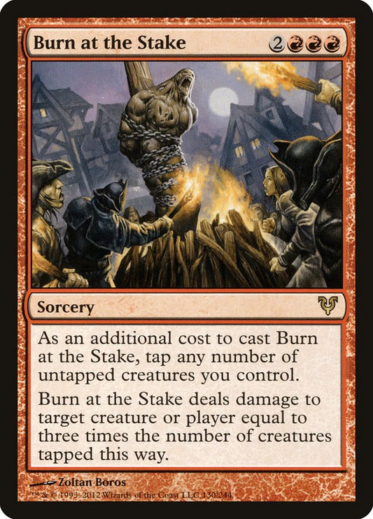 Burn at the Stake [Avacyn Restored] [Foil]