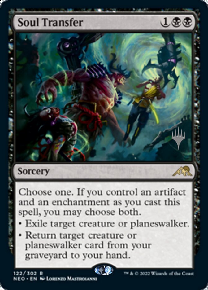 Soul Transfer (Promo Pack) [Kamigawa: Neon Dynasty Promos] [Foil]