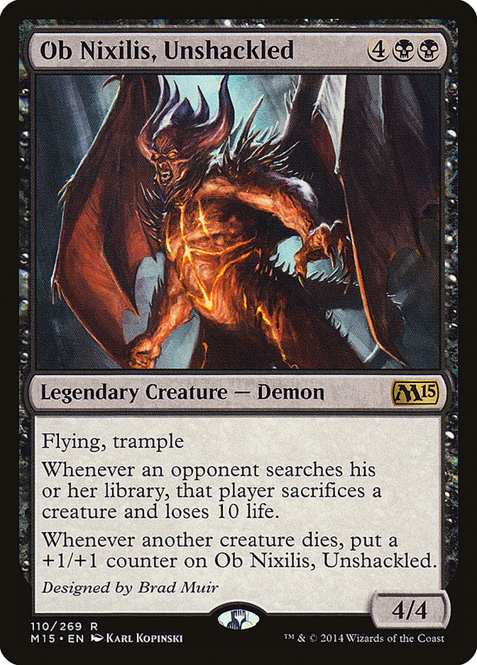 Ob Nixilis, Unshackled [Core Set 2015] [Foil]