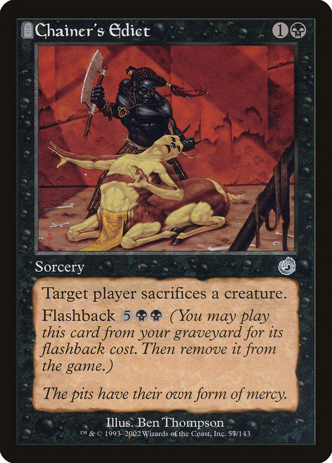 Chainer's Edict [Torment] [Foil]