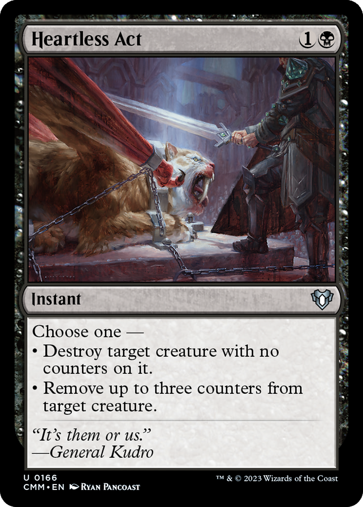 Heartless Act [Commander Masters] [Foil]