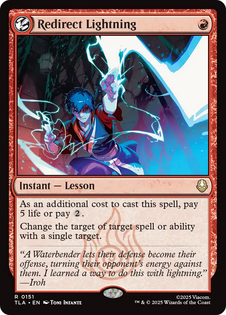 Redirect Lightning [Avatar: The Last Airbender] [Foil]